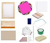 serigrafia vinilo o transfer Muchos accesorios: servicio atento, este kit contiene casi todo lo que necesitas, especialmente muchos accesorios. Y vamos a coincidir las instrucciones en cada juego de malla de serigrafía, puede ayudarte a completar mejor la impresión.