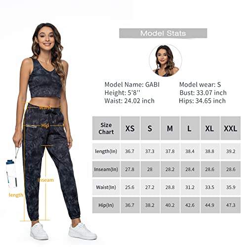 Haowind Joggers For Women With Pockets Elastic Waist Workout Sport Gym Pants Comfy Lounge Yoga Running Pants thumb #5