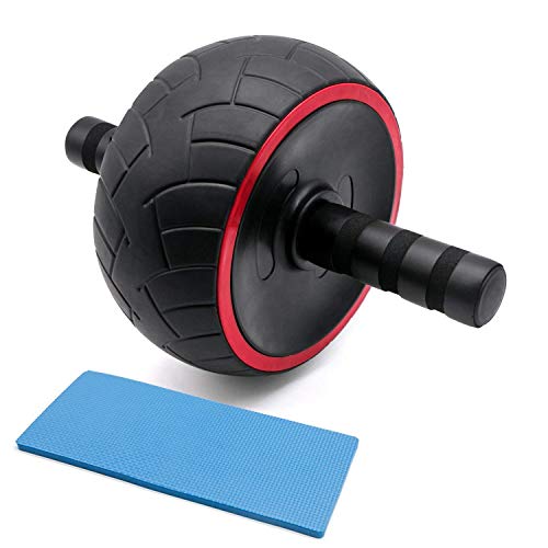 Loja Produto Aparelhos Musculação 26 Roda Exercício Abdominal Rolo Abdomen Lombar com Tapete Profissio...
