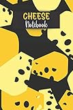 Cheese Notebook: Funny Cheese Notebook | Logbook for Food Lovers | Cute Lines Journal | Lined paper