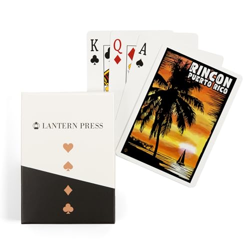 Lantern Press Rincon Puerto Rico naipes Poker 52 u.