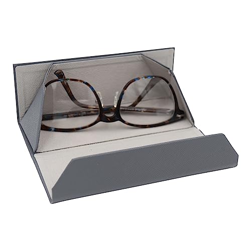 Image of Real Sic Glasses Case for Men and Women - Magnetic Folding Hard Shell Sunglass Holder - Inspired by Solid Color