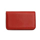 [Teddy] 名刺入れ メンズ レディース カードケース ビジネスグッズ 40枚収納 card053 (レッド)
