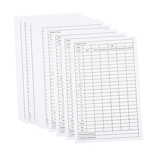 Score Card Golf Yardage Book Golf Scorecard Holder miniatura 1