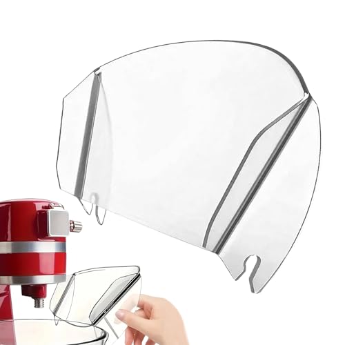 Miyanvuo Protector contra Salpicaduras para Bowl De Amasadora,Protector Salpicaduras para Batidoras Amasadoras De Cabeza Inclinable,Accesorios para Electrodomésticos De Cocina Y Horneado para Cocina