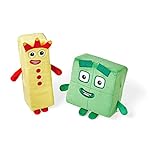 Learning Resources Numberblocks Three & Four Playful Pals, Ages 18m+, Soft Plush Toys for Girls & Boys, Cuddly TV-Inspired Figures, Gifts For Kids