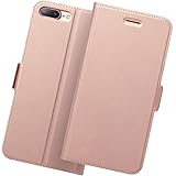 【Fuerte cierre magnético】El pequeño imán de la capa iPhone 7 Plus se mantiene bien, se cierra suavemente y es fácil de abrir. No se preocupe por perder accidentalmente su tarjeta de crédito.