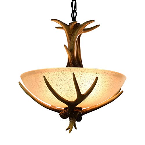 Lustre vintage en résine plafonnier 5W rétro salon chambre bar