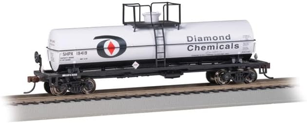 Bachmann Trains - Chemical Tank CAR Diamond Chemicals #19419 - HO Scale