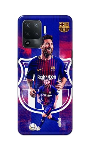 Image of Printed Hard Back Cover Case for Oppo F19 Pro Back Cover (Famous Football Player) -1111