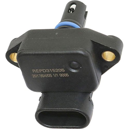 Evan-Fischer MAP Sensor Compatible with 2003-2009 Dodge Ram 2500 and 2003-2007 Ram 3500 4-Prong Blade Male Terminal