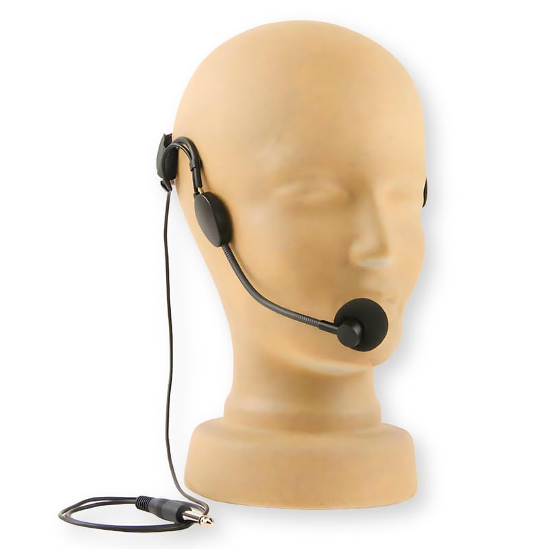 Lapras 𝟏𝟓 𝐘𝐞𝐚𝐫𝐬 𝐆𝐮𝐚𝐫𝐚𝐧𝐭𝐞𝐞, Adjustable Headset Microphone, Lightweight Durable Mic, Professional for Speaking, Teaching, Stage, Broadcast, Daily Amplifier Use