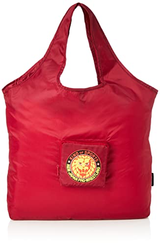 新日本プロレスリング エコバッグ ライオンマーク ヴァーガンディー 3461061711のサムネイル