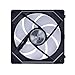 Lian Li UNI Fan SL-Infinity 140mm Reverse Blade-Single Pack-ARGB Fan-Daisy-Chain Design-Infinity Mirror-Customizable Lighting Effects-Without Controller-Black-(14RSLIN1B)