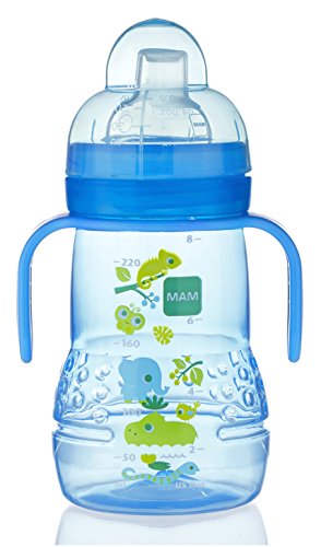 image for MAM Plastic Trainer Cup (1 Count), Trainer Drinking Cup with Extra-Sof