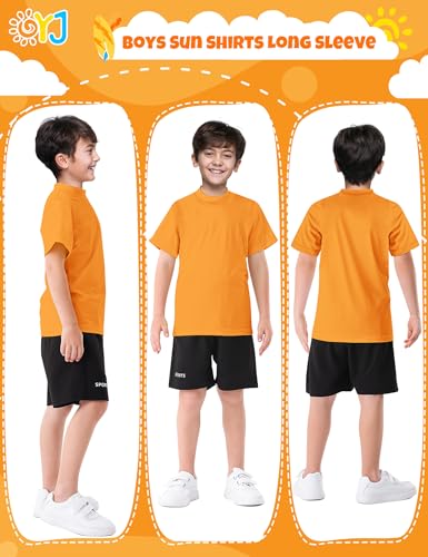 Image of Boys Rash Guard Short Sleeve Swim Shirt UPF+ 50 Rashguard for Toddler Teens Water Sun Shirts Swim Wear Quick Dry
