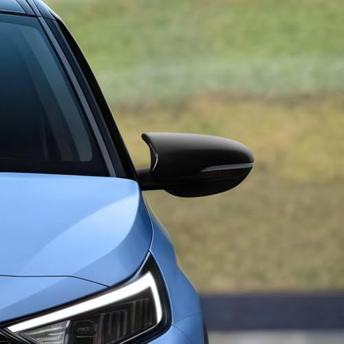 Coque rétroviseur noir brillant en ABS haut de gamme pour i20 N - 3