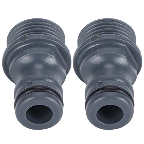 Plastic Garden Hose Quick Connector, Water Hose Quick Connect Fittings Hose Quick Adapters 1/2 Inch Male Nipples Quick Release Kit, 2 Pack #TOP7