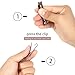 Hotop 30 Pieces Hair Clip, Open Center Domed Metal Barrettes, Assorted Colors (Black, Brown, Silver), Universal Size, Lightweight, Durable, for Girls and Women