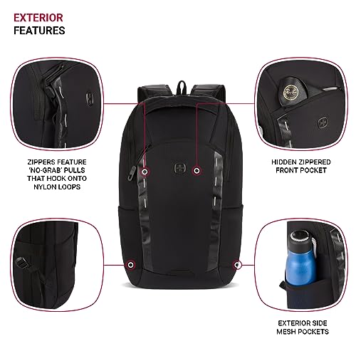 Image of SwissGear 8117 Laptop Backpack, Black, 17.75 In (Fits Laptops up to 15 inch)