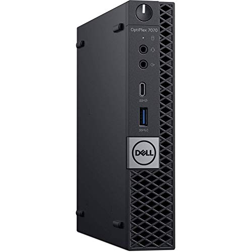 Dell OptiPlex 7070 MFF Desktop Computer Intel Core 9th Gen i7-9700T 2.00GHz to 4.30GHz 8-Cores CPU 16GB DDR4-2666MHz Memory 256GB NVMe PCIe SSD Windows 10 Pro (Renewed)