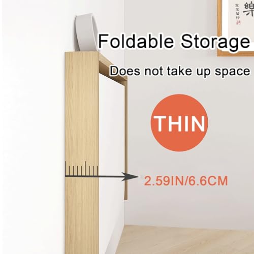 Table pliante murale pour petits espaces et bureau à domicile compact - 6