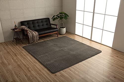 イケヒコ・コーポレーション ラグ カーペット マット レミール 約90×185cm ブラウン パーソナル 1畳 ボリューム 低反発 オールシーズン #3986239