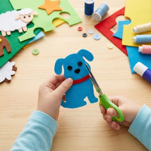 Image of 12x8 Inch 40Pcs 40 Colors Felt Sheets, DIY Craft Supplies | Sewing, Patchwork, Card Making and Art Projects