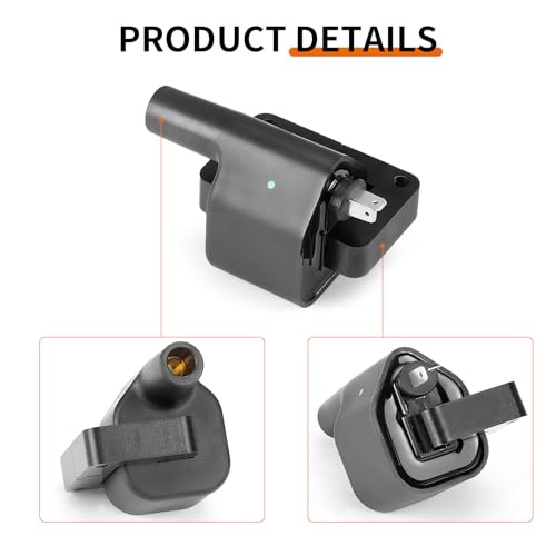 Image of 6Pcs Ignition Coil and Spark Plug Wire for Kawasaki KAF820 KAT820 | Mule PRO-FX PRO-FXR PRO-FXT 2015-2023 21150-0013 21121-0724