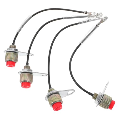 IMIKEYA 4個 熄火?? 草刈り機用エンジン停止スイッチ 軽量耐久 対応 オンオフ操作簡単 設計 草刈機部品交換用