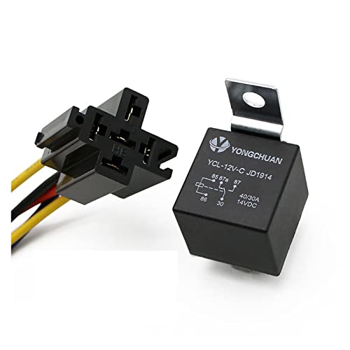 Relais de voiture étanche 12V 5pin 40A anti-humidité pour circuit auto