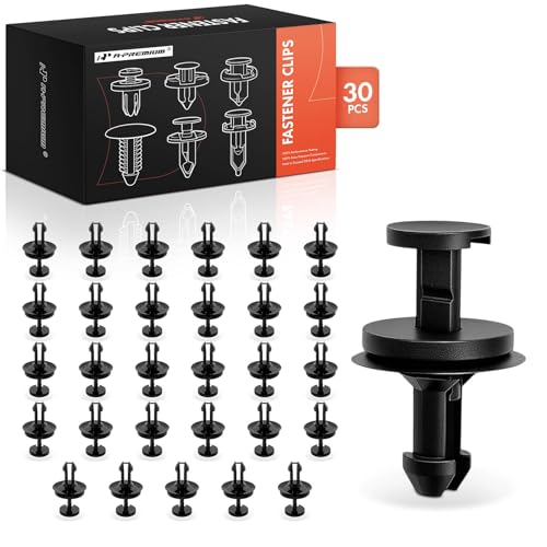 A-Premium 30PCS Nylon Air Dam Deflector Valance Front Bumper Retainer Clip Compatible with GM C & K Trucks 1999-2023