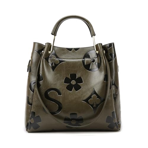 Travistar Floral Leather Handbag Set for Women