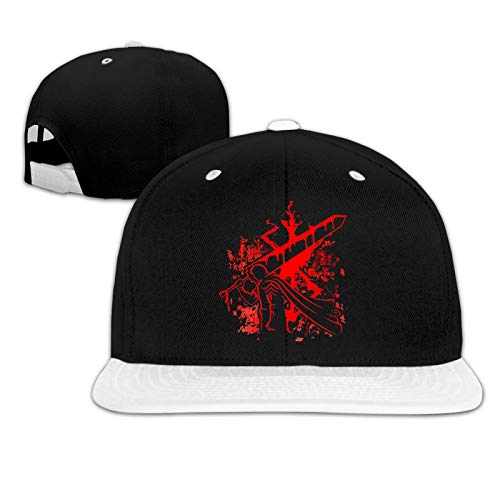 Berserk Guts Logo Blood Men s Women s Hip Hop Baseball Cap Adjustable Contrast Flat Bill Brim Sun Hat Dad Hat
