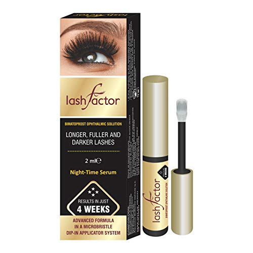Lashfactor Rapid Eyelash Growth in just 4 weeks, 2ml, Ophthalmologist and Dermatologist Tested
