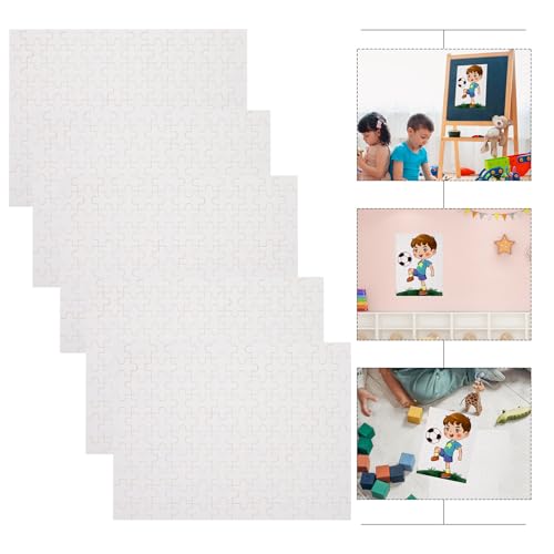 Rompecabezas para sublimación Hohopeti de 120 piezas para manualidades infantiles personalizadas 4