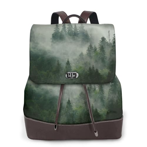 Sac à dos en cuir pour femme polyvalent noir petit format business loisirs