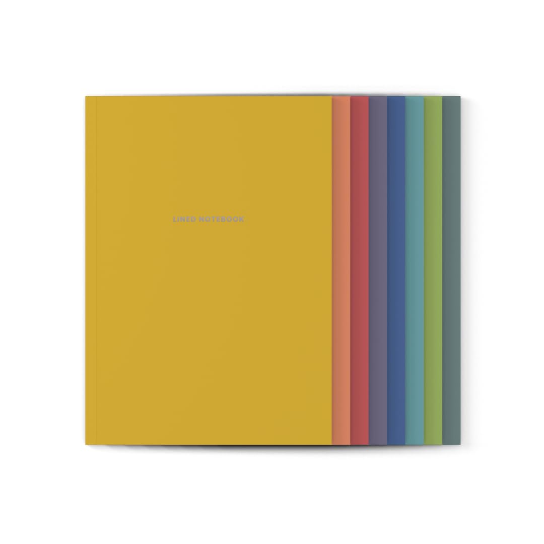 Makselife - Set di quaderni, formato A5, a righe o a quadretti