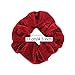 Homerove 40pcs Scrunchies - 10 Vintage Velvet & 10 Solid Colors Chiffon & 10 Flowered Chiffon & 10 Satin Elastic Hair Bands, Scrunchy Hair Ties Ropes for Women or Ladies or Girls Hair Accessories