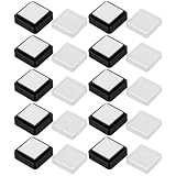 VOSAREA 10Pcs Blank Ink Pads - 1 Inch Empty Stamp Pads for Crafting - Painting and Scrapbooking High Absorption Blank Stamp Pads for All Your Creative Projects