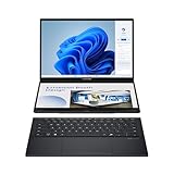ASUS Zenbook Duo UX8406CA PZ011W 14.0 Pouces 3K OLED 120Hz Tactile PC Portable (Intel Core Ultra 9 Processeur 2.9 GHz, 32GB LPDDR5X, 1TB SSD, Intel Arc Graphics, Windows 11 Home) – Clavier AZERTY