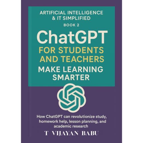 ChatGPT for Students and Teachers Audiolibro Por T Vijayan Babu arte de portada