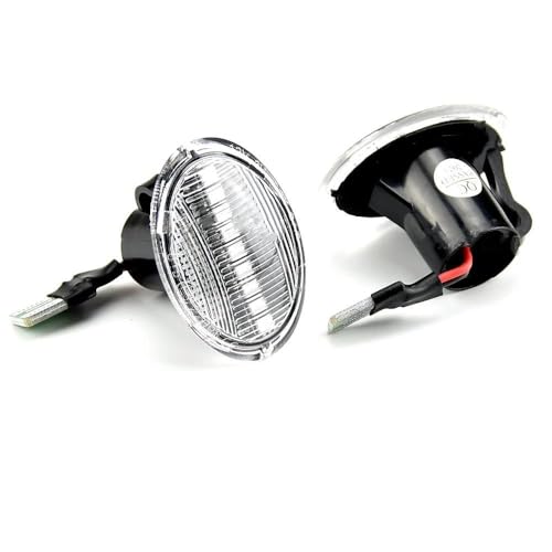 Clignotant à LED cristal blanc pour Fiat 500 et Lancia Lybra 2 pièces