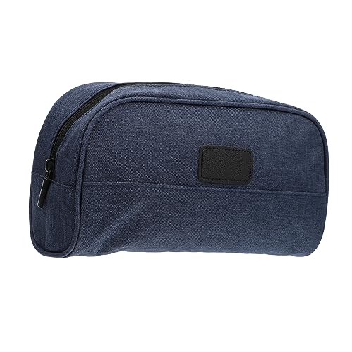 Healeved 1 Pc Bolsa De Lavado Bolsas Bolsa De Cosméticos Neceser Mujer Viajar Contenedores Aprobado Mini Artículos De Aseo Seco Impermeable Bolsa De Teléfono Rociar Equipo Blue Tela Oxford