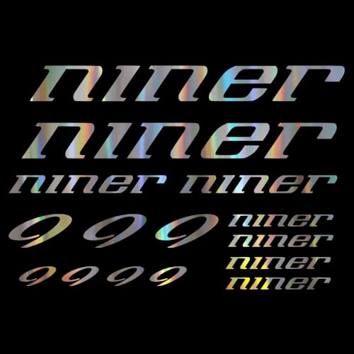 for niner kit stickers vinyl sticker (Silver)