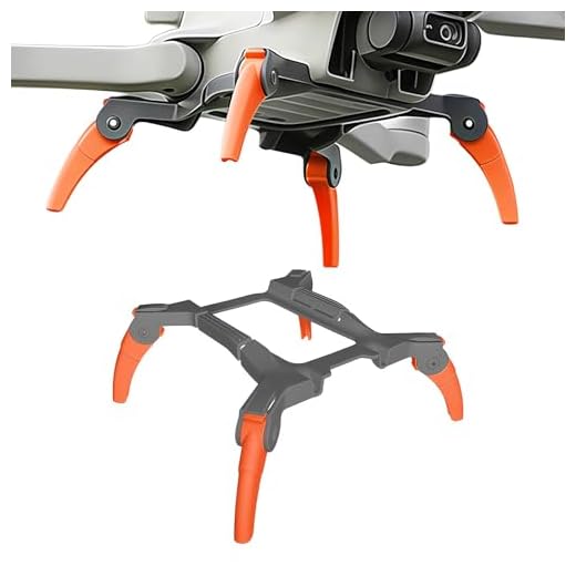 O'woda Train d'atterrissage pour DJI Mini 4K/ Mini 2/ Mini 2 SE, Drone Landing Gear Pliable Jambes d'extension Dispositif d'atterrissage poura DJI Mini/Mini SE/Mini 2/ Mini 2 SE/Mini 4K Accessiores