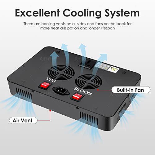 2000W Led Grow Light, Full Spectrum Plant Light With Daisy Chain, Grow Lights For Indoor Plants Greenhouse Hydroponic Growing Lamps With Veg Bloom Switch Coverage 5X5Ft #TOP3