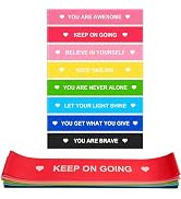 8 Pcs Chair Bands for Kids with Fidgety Feet Inspirational Fidget Bands Classroom Chair Bands Sea...