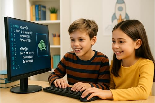 Python Turtle Adventures: A 10-Hour Journey for Young Coders: (For Ages 11+)