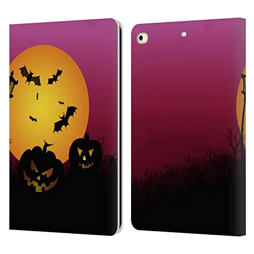Coque iPad 9.7 2017 cuir portefeuille Simone Gatterwe Halloween